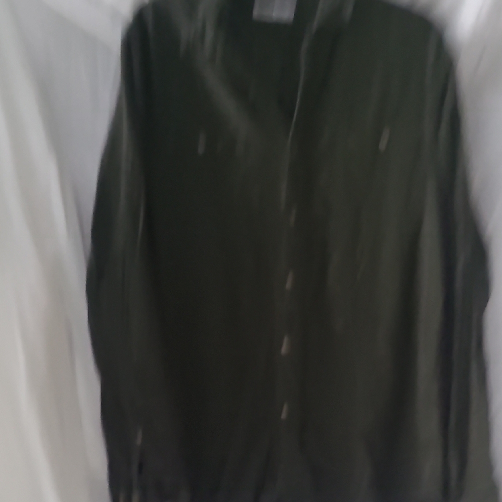 Dark Green Button-Up Shirt